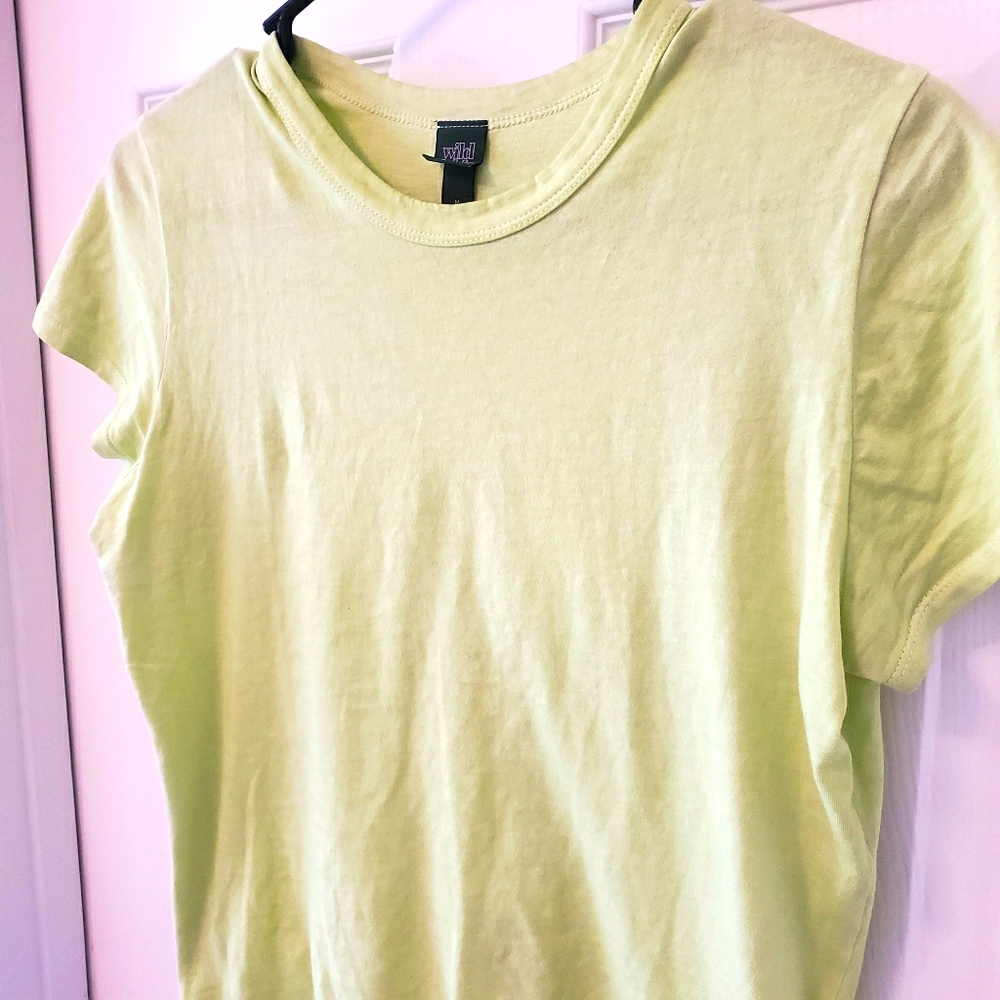 NWOT wild fable lime green women's tee size medium